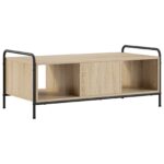 vidaXL Konferenčný stolík Dub sonoma 99,5 x 49 x 41 cm – Obrázok 5