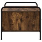 vidaXL Konferenčný stolík Dymový dub 99,5 x 49 x 41 cm – Obrázok 4