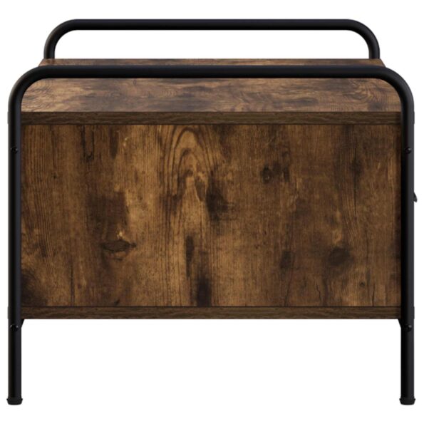 vidaXL Konferenčný stolík Dymový dub 99,5 x 49 x 41 cm – Obrázok 4