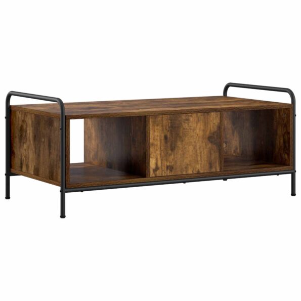 vidaXL Konferenčný stolík Dymový dub 99,5 x 49 x 41 cm – Obrázok 5