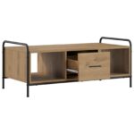 vidaXL Konferenčný stolík Dub artisan 99,5 x 49 x 41 cm – Obrázok 2