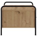 vidaXL Konferenčný stolík Dub artisan 99,5 x 49 x 41 cm – Obrázok 4