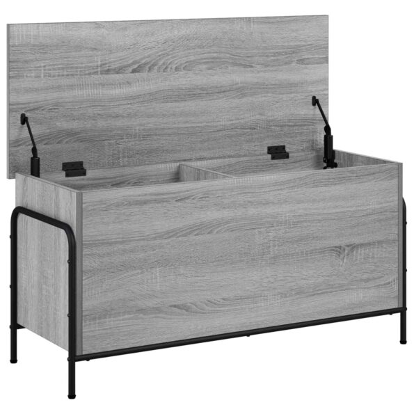 vidaXL Úložná krabica Sivý Sonoma 80 x 40 x 49,5 cm Kompozitné drevo – Obrázok 2