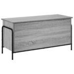 vidaXL Úložná krabica Sivý Sonoma 80 x 40 x 49,5 cm Kompozitné drevo – Obrázok 4