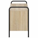 vidaXL TV skrinka 140 x 39,5 x 50 cm Dub sonoma Kompozitné drevo – Obrázok 3