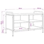 vidaXL TV skrinka 140 x 39,5 x 50 cm Dub sonoma Kompozitné drevo – Obrázok 7
