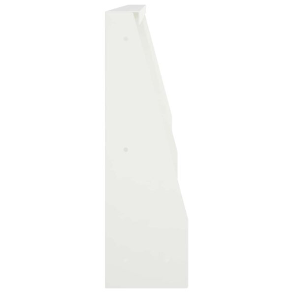 vidaXL Oporný múr 2 ks 40 x 12 x 30 cm Oceľ Biela – Obrázok 4