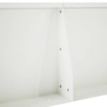 vidaXL Oporný múr 2 ks 40 x 12 x 40 cm Oceľ Biela – Obrázok 7