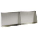 vidaXL Oporný múr 2 ks 60 x 12 x 30 cm Nehrdzavejúca oceľ Strieborná
