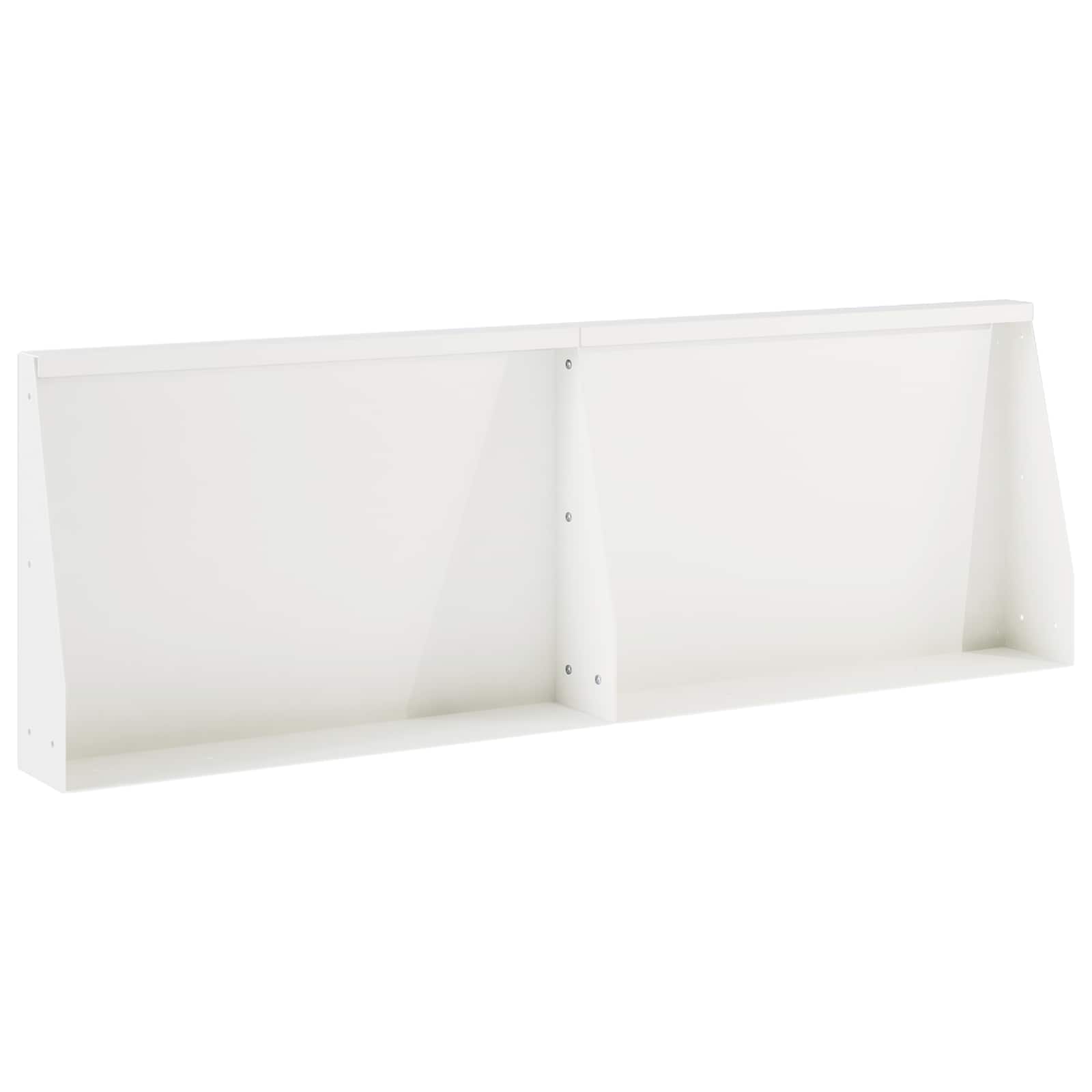 8015270_1.jpg vidaXL Oporný múr 2 ks 60 x 12 x 40 cm Oceľ Biela – Obrázok 1