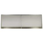 vidaXL Oporný múr 2 ks 60 x 12 x 50 cm Nehrdzavejúca oceľ Strieborná – Obrázok 3