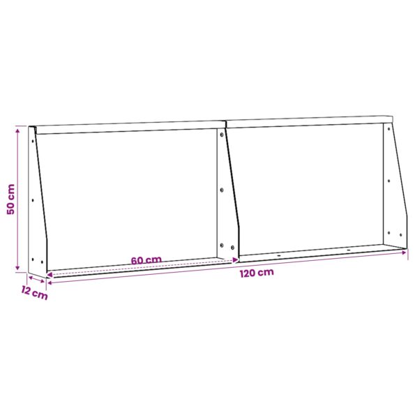 vidaXL Oporný múr 2 ks 60 x 12 x 50 cm Nehrdzavejúca oceľ Strieborná – Obrázok 8