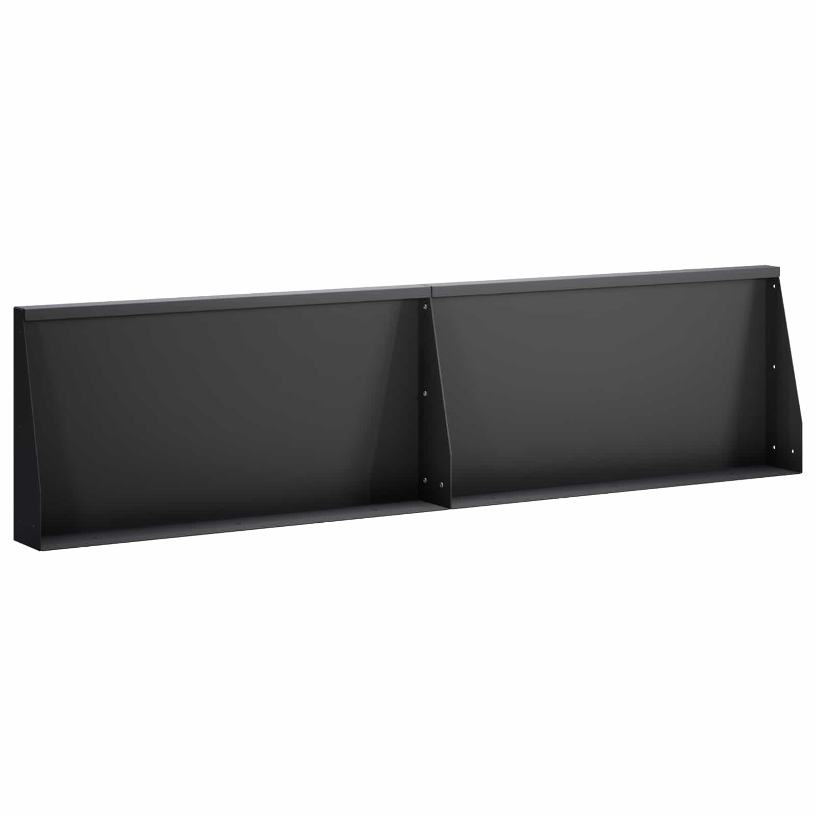8015283_1.jpg vidaXL Oporný múr 2 ks 80 x 12 x 30 cm Oceľ Čierna – Obrázok 1