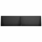 vidaXL Oporný múr 2 ks 80 x 12 x 30 cm Oceľ Čierna – Obrázok 3