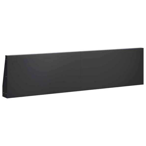 vidaXL Oporný múr 2 ks 80 x 12 x 30 cm Oceľ Čierna – Obrázok 5