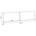 vidaXL Oporný múr 2 ks 80 x 12 x 30 cm Oceľ Čierna – Obrázok 8