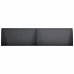 vidaXL Oporný múr 2 ks 80 x 12 x 50 cm Oceľ Antracitová – Obrázok 3