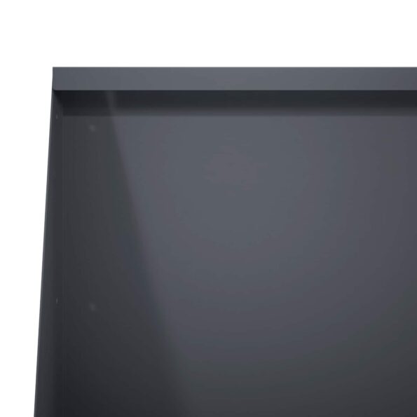 vidaXL Oporný múr 2 ks 80 x 12 x 50 cm Oceľ Antracitová – Obrázok 6