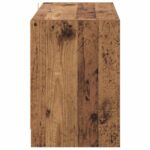 vidaXL TV skrinka 147 x 35 x 50 cm Dubové drevo Kompozitné drevo – Obrázok 4
