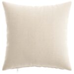 vidaXL Poťah na podložku 6 ks HEERLEN Krémová 40 x 40 cm – Obrázok 3