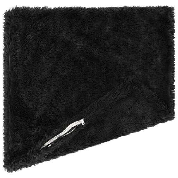 vidaXL Poťah na podložku 12 pcs HEERLEN Čierna 40 x 40 cm PV fleece – Obrázok 4