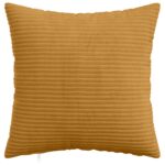 vidaXL Poťah na podložku 12 pcs HEERLEN Žltá 45 x 45 cm manšestr – Obrázok 2