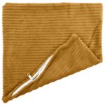 vidaXL Poťah na podložku 12 pcs HEERLEN Žltá 45 x 45 cm manšestr – Obrázok 3
