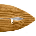 vidaXL Poťah na podložku 12 pcs HEERLEN Žltá 45 x 45 cm manšestr – Obrázok 5