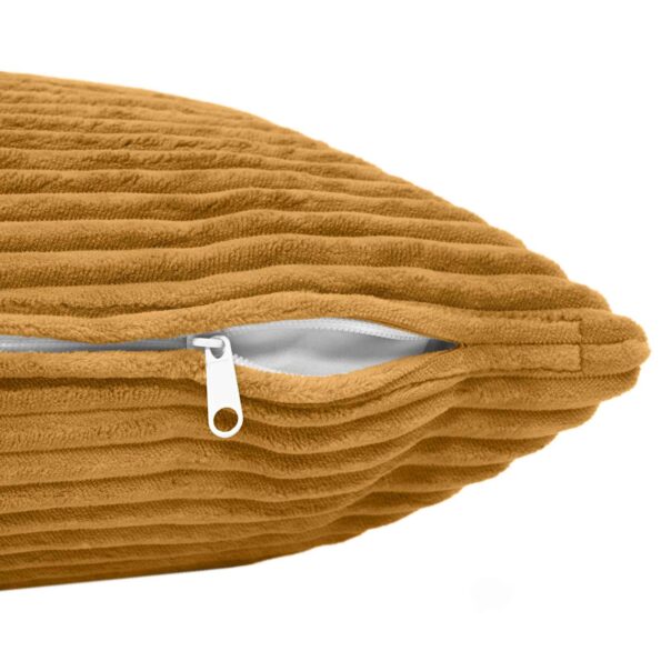 vidaXL Poťah na podložku 12 pcs HEERLEN Žltá 45 x 45 cm manšestr – Obrázok 5
