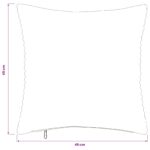 vidaXL Poťah na podložku 12 pcs HEERLEN Žltá 45 x 45 cm manšestr – Obrázok 9