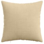 vidaXL Poťah na podložku 6 pcs HEERLEN Zelená šedá 50 x 50 cm manšestr – Obrázok 2