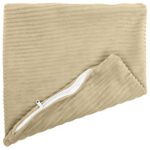 vidaXL Poťah na podložku 6 pcs HEERLEN Zelená šedá 50 x 50 cm manšestr – Obrázok 3