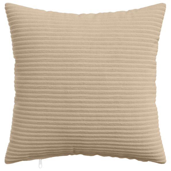 vidaXL Poťah na podložku 12 pcs HEERLEN Sivohnedá 50 x 50 cm manšestr – Obrázok 2