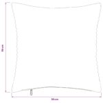 vidaXL Poťah na podložku 12 pcs HEERLEN Sivohnedá 50 x 50 cm manšestr – Obrázok 9