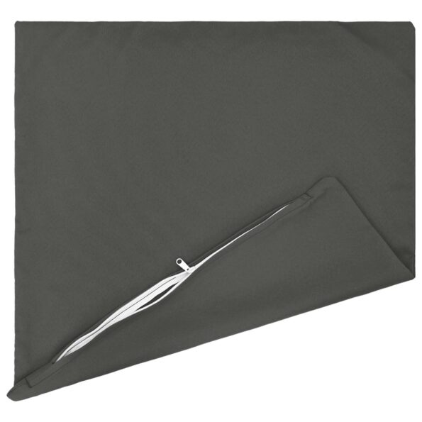 vidaXL Poťah na podložku 2 pcs HEERLEN Antracitová 80 x 80 cm – Obrázok 5