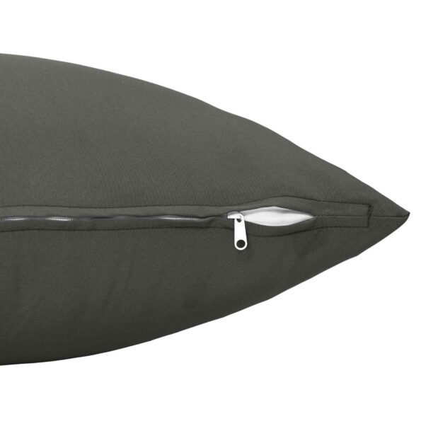 vidaXL Poťah na podložku 2 pcs HEERLEN Antracitová 80 x 80 cm – Obrázok 7