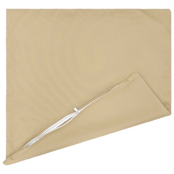vidaXL Poťah na podložku 2 pcs HEERLEN Béžová 80 x 80 cm Polyester – Obrázok 5