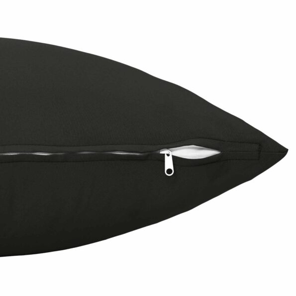 vidaXL Poťah na podložku 2 pcs HEERLEN Čierna 80 x 80 cm Polyester – Obrázok 7