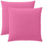 vidaXL Poťah na podložku 2 pcs HEERLEN Ružová 80 x 80 cm Polyester – Obrázok 2