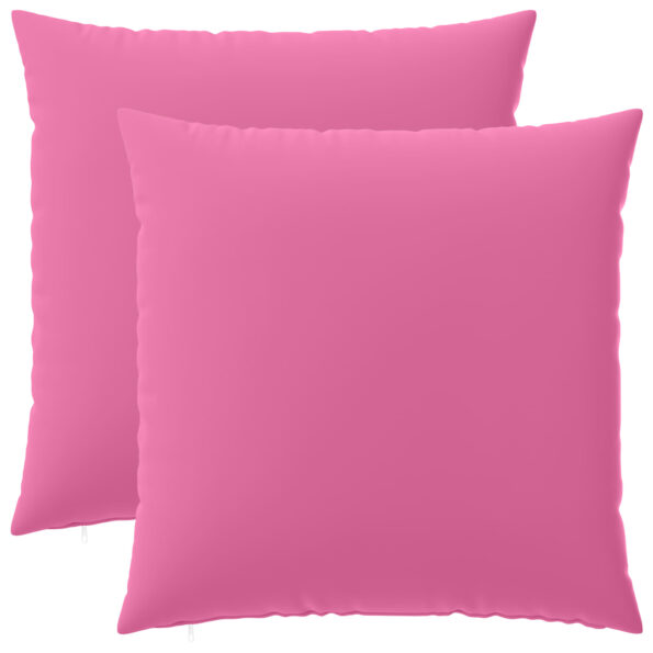 vidaXL Poťah na podložku 2 pcs HEERLEN Ružová 80 x 80 cm Polyester – Obrázok 2