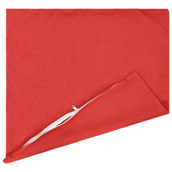 vidaXL Poťah na podložku 2 pcs HEERLEN Červená 80 x 80 cm Polyester – Obrázok 5