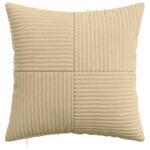 vidaXL Poťah na podložku 12 pcs ALMELO Šedá zelená 40 x 40 cm manšestr – Obrázok 2