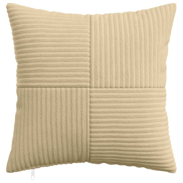 vidaXL Poťah na podložku 12 pcs ALMELO Šedá zelená 40 x 40 cm manšestr – Obrázok 2