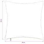 vidaXL Poťah na podložku 12 pcs ALMELO Šedá zelená 40 x 40 cm manšestr – Obrázok 9