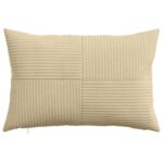 vidaXL Poťah na podložku 6 pcs ALMELO Šedá zelená 40 x 60 cm manšestr – Obrázok 2