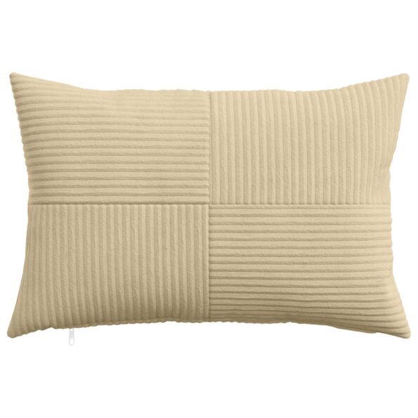 vidaXL Poťah na podložku 6 pcs ALMELO Šedá zelená 40 x 60 cm manšestr – Obrázok 2