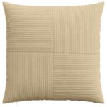 vidaXL Poťah na podložku 6 pcs ALMELO Šedá zelená 70 x 70 cm manšestr – Obrázok 2