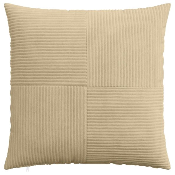 vidaXL Poťah na podložku 6 pcs ALMELO Šedá zelená 70 x 70 cm manšestr – Obrázok 2