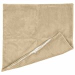 vidaXL Poťah na podložku 6 pcs ALMELO Šedá zelená 70 x 70 cm manšestr – Obrázok 3