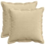 vidaXL Poťah na podložku 2 ks HOUTEN Svetlozelená šedá 30 x 30 cm